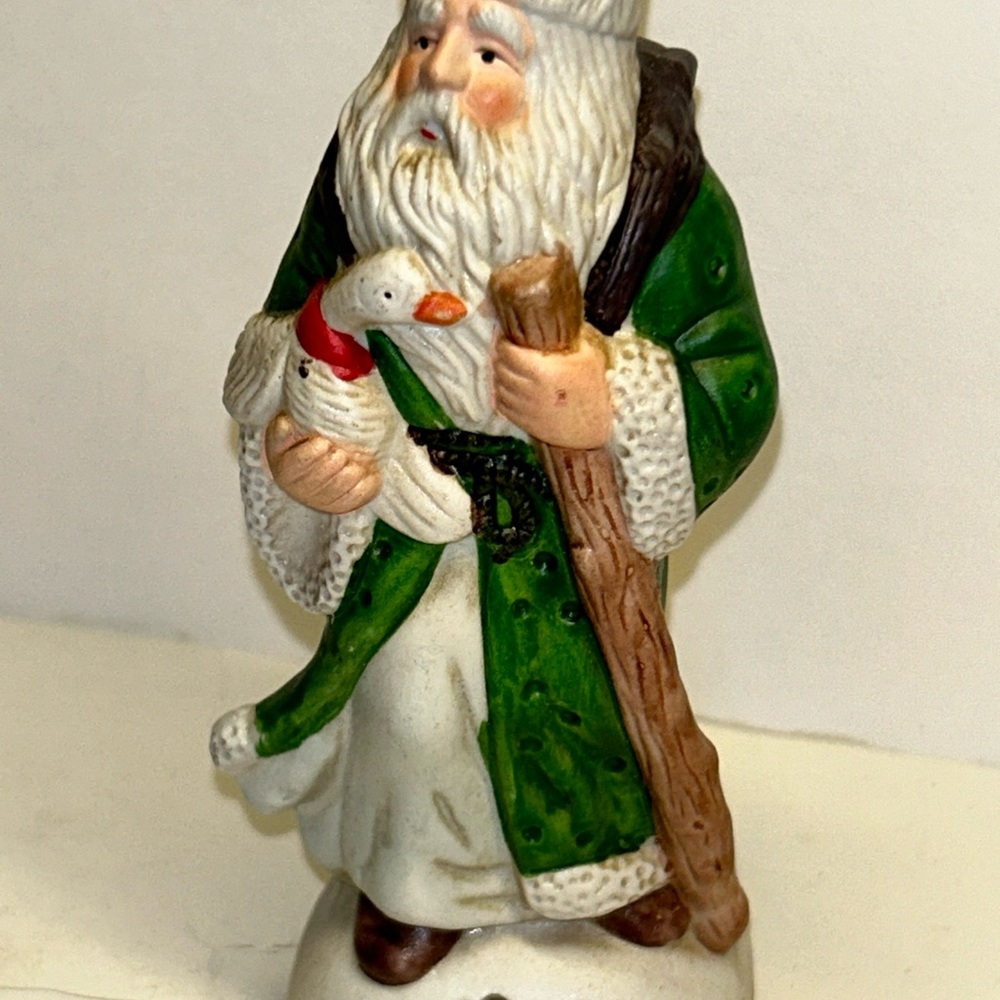Santa Figurine Porcelain Old World Santa Collectibles 1853 Sweden 5”Original Box